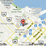 Vancouver Office Map